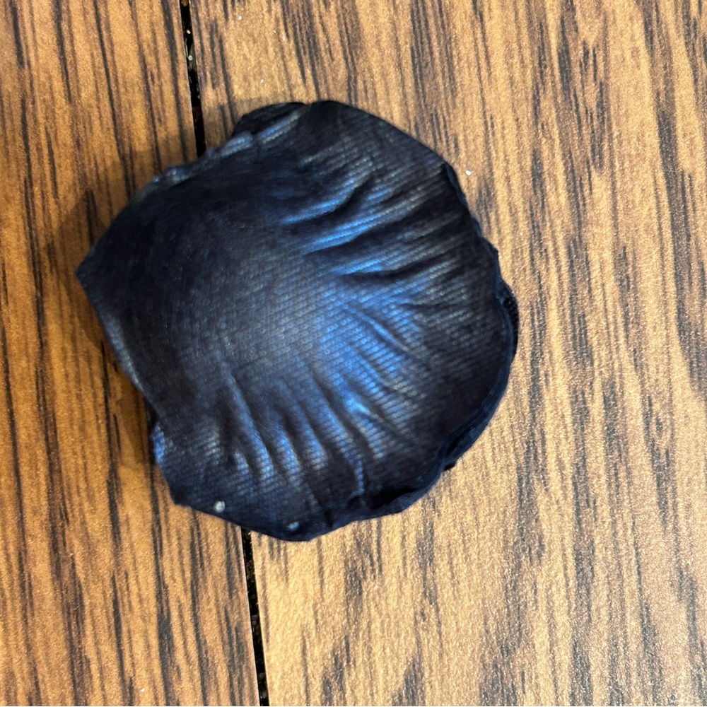 Black Fabric Rose Petals